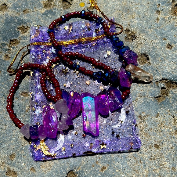 Layered Crystal Bracelets - Picture 1 of 6